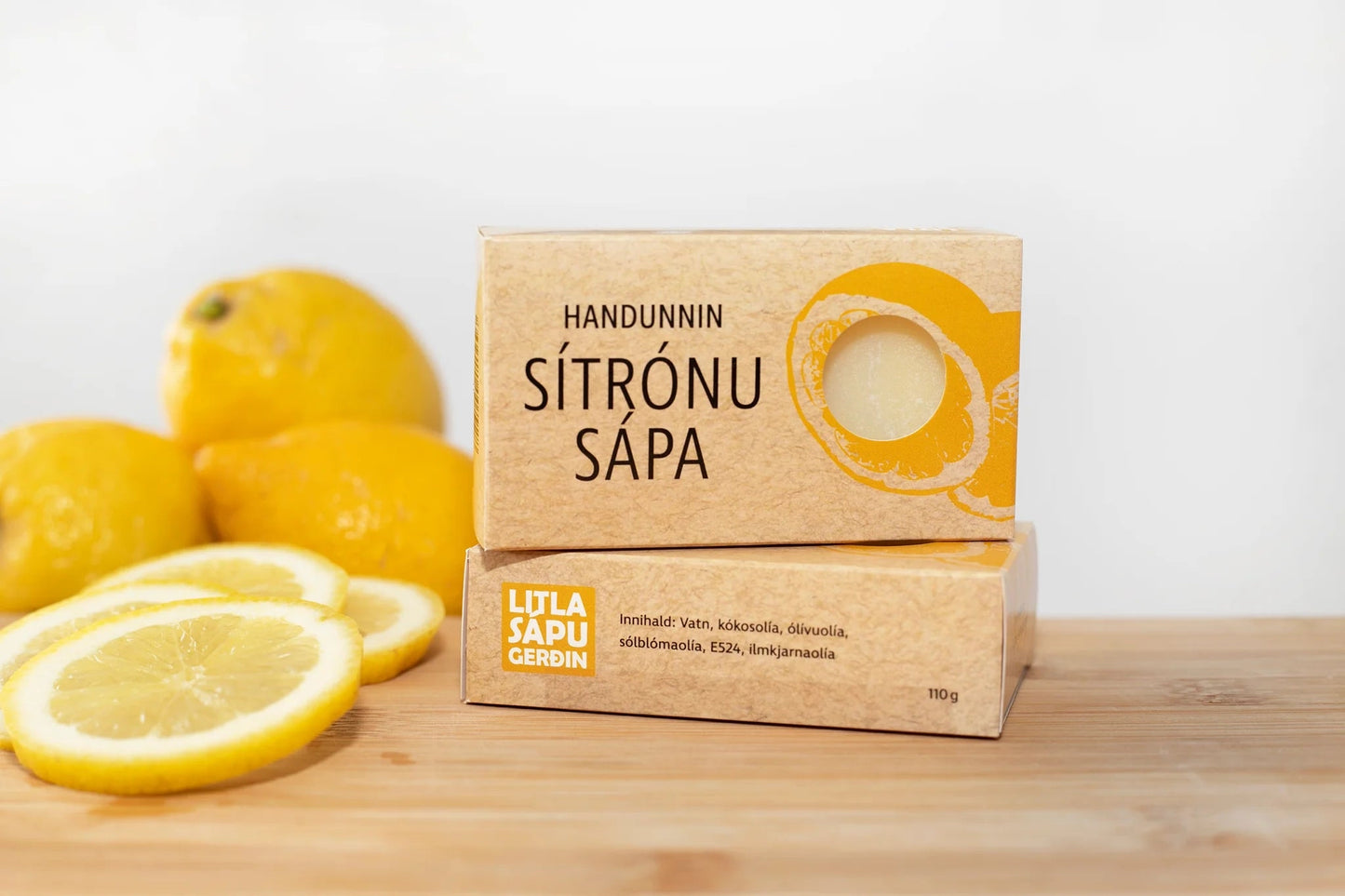 Handunninn Sítrónu sápa