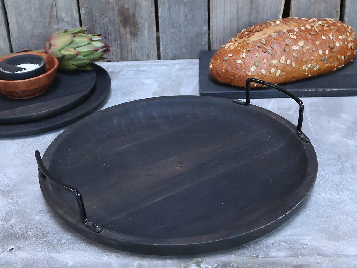 Chic Antique Bakki með höldum úr járni